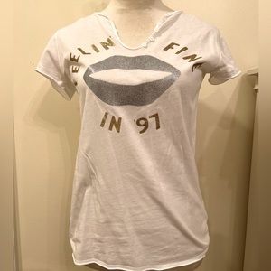 Zadig & Voltaire Feelin’ Fine in ‘97 Tee Shirt Size Small